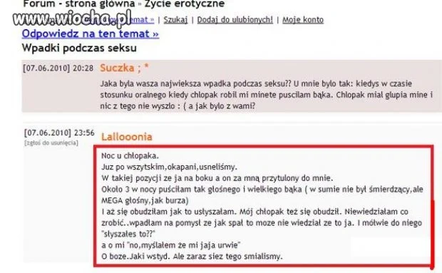 No na prawdę...