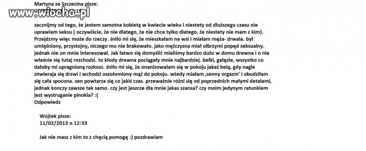 Wojtek...