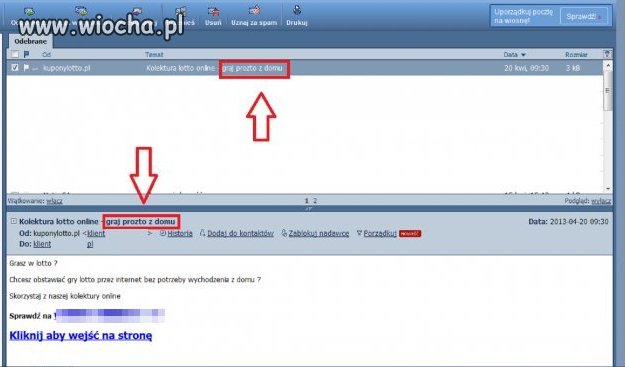 Zachęcający e-mail