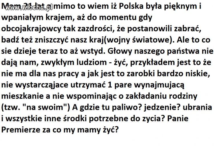 Politycy niszczą nas kraj ! Jak żyć??