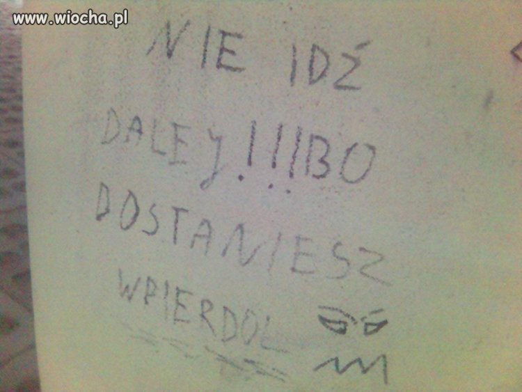 Przez jakiś czas codziennie mijałem ten filar 