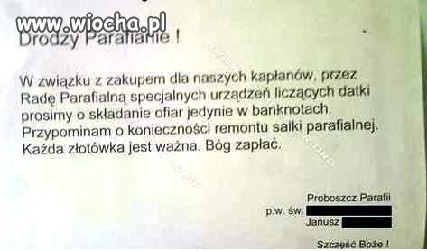 Teraz nawet i w Kościele stawiają wymagania