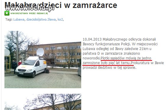 Sąsiedzi mówią o pięciu latach wstecz,