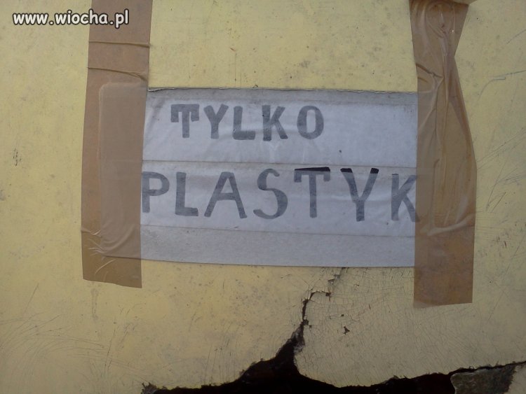 Tylko Plastyk. Kubeł na Plastik