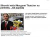 Sikorski chce stawiać pomnik Thatcher