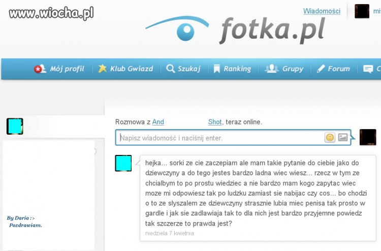 Interesujące rozmowy na fotka.pl