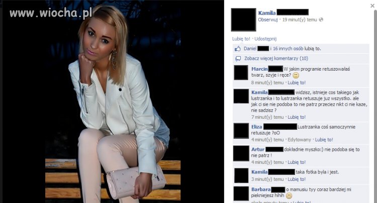 To nie photoshop, to lustrzanka.