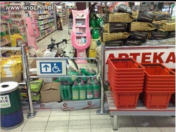 Wejście dla niepełnosprawnych 