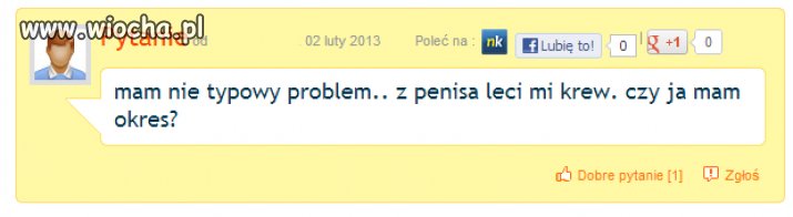 Z penisa leci mi krew.