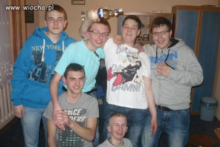 Po 13 lat i z wódką. Wiocha