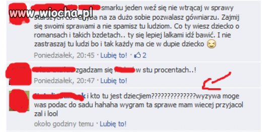 Dziecko ma 9 lat i takie rzeczy wypisuje...