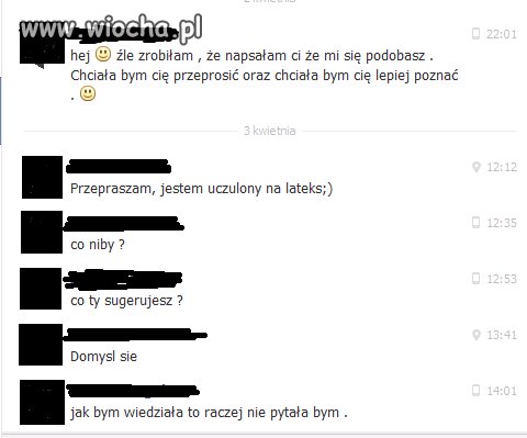 Bardzo miła dziewczynka, lecz nie kumata