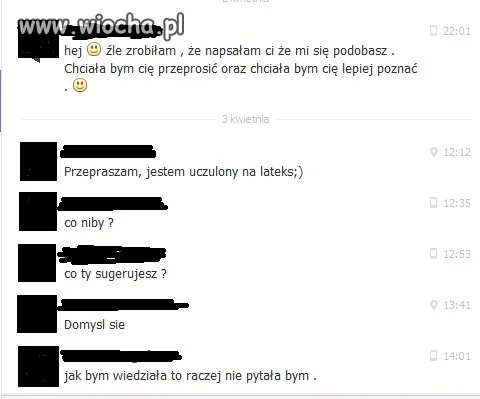 Bardzo miła dziewczynka, lecz nie kumata