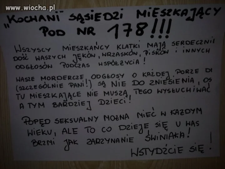 Uciążliwy sąsiad.