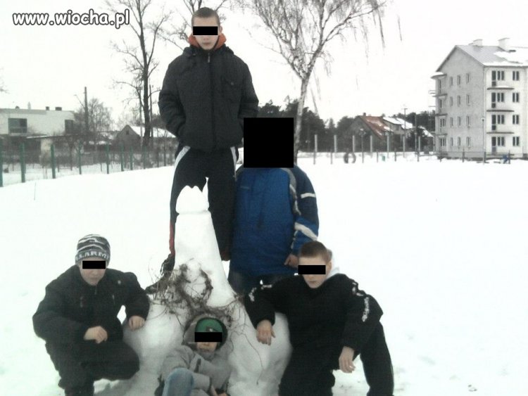 Z cyklu zimowe zabawy...