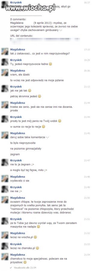 Chciał tutaj trafić