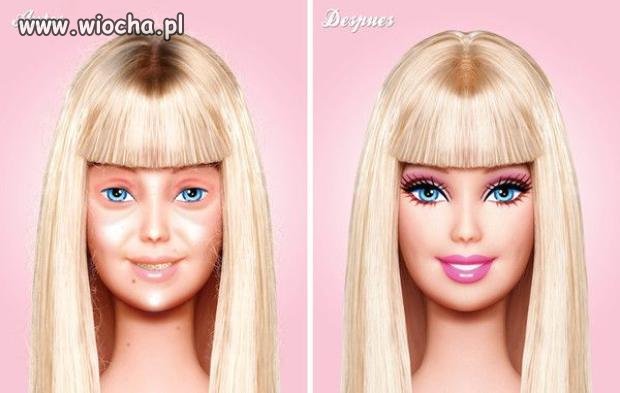 Barbie bez makijażu