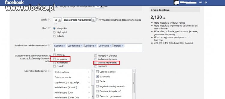 Reklama firm na Facebook