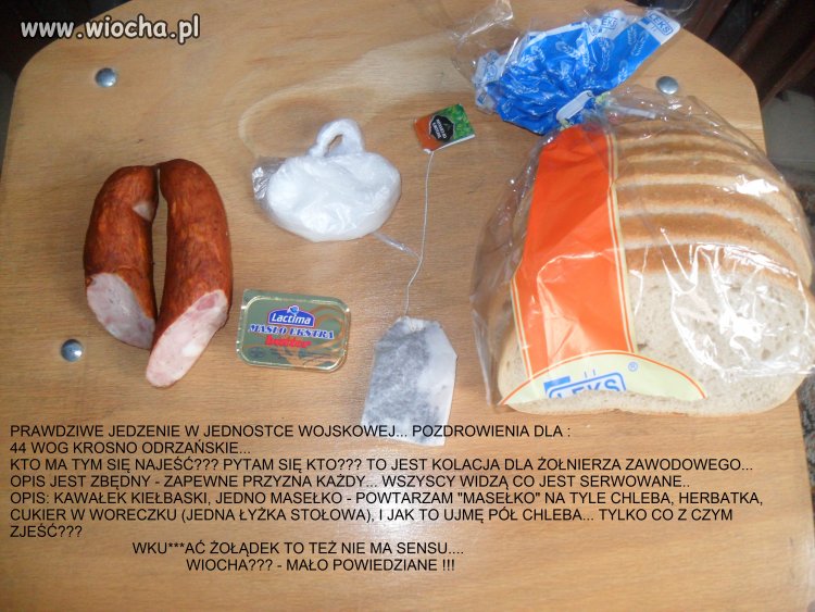 KOLACJA ŻOŁNIERZA ZAWODOWEGO