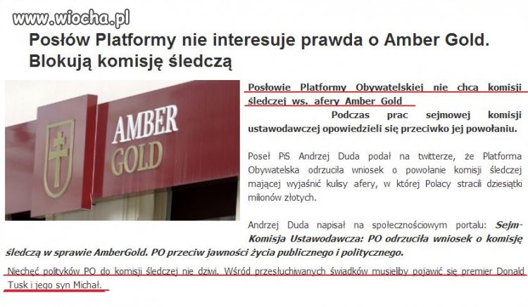 Wiedząc od początku kto jest w to zamieszany