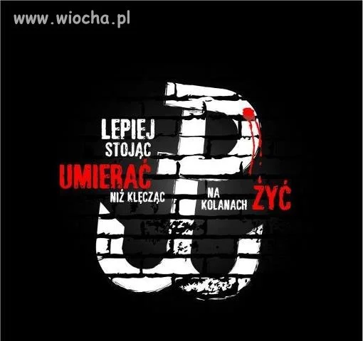 Lepiej stojąc umierać