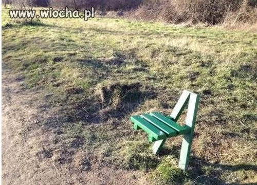Ławeczka jednoosobowa