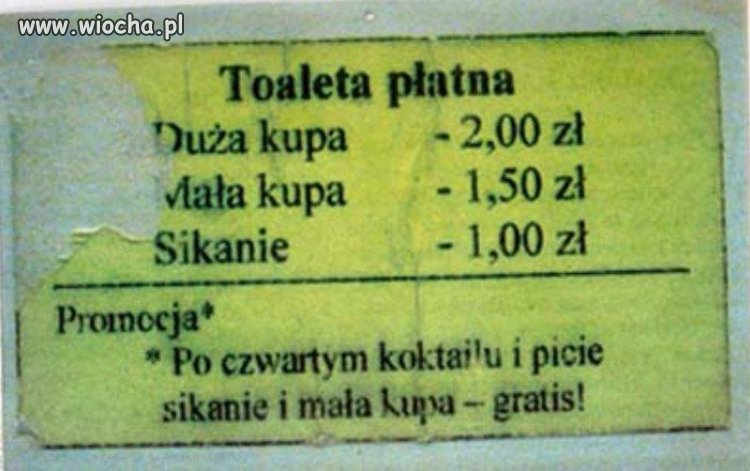 To tylko w polsce