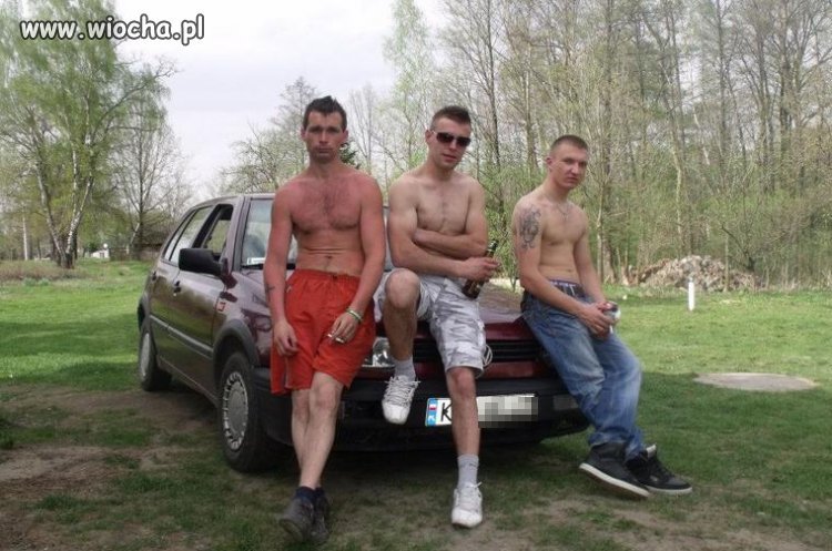 Golf, piwko, okular, napięte mięśnie