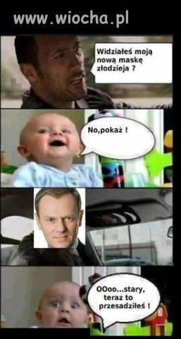 Widziałeś moją nową maske?
