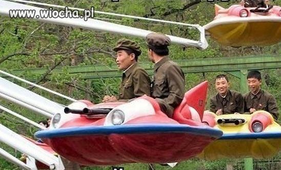 Koreańczycy lecą na Amerykę. 