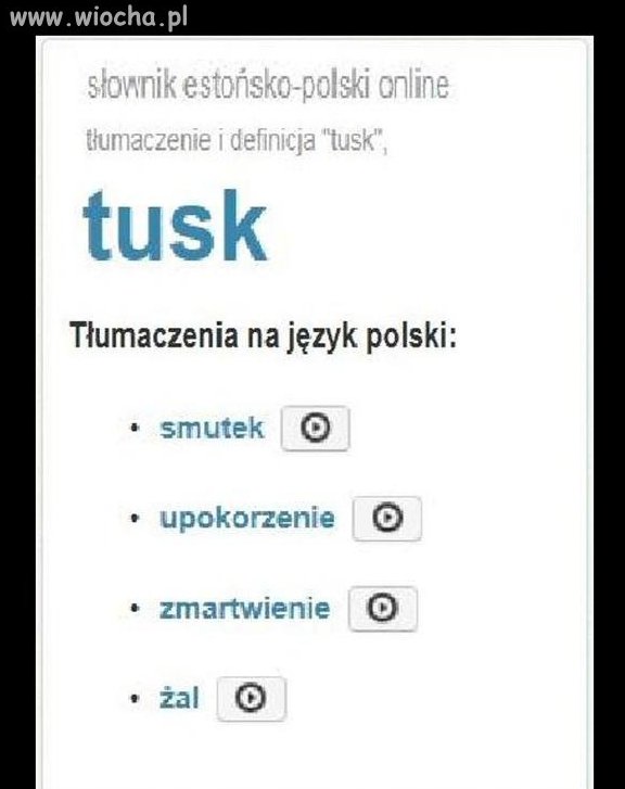 Estończycy wiedzą co mamy w kraju ... 