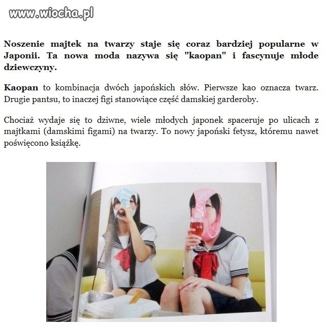 KAOPAN- nowa moda z Dalekiego Wschodu...