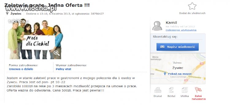 Praca za kase, suuuper