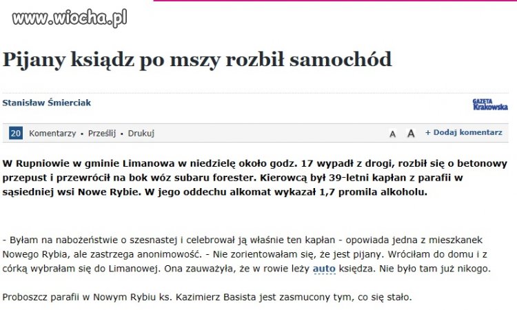 Ksiądz najeb*** odprawiał mszę a później...