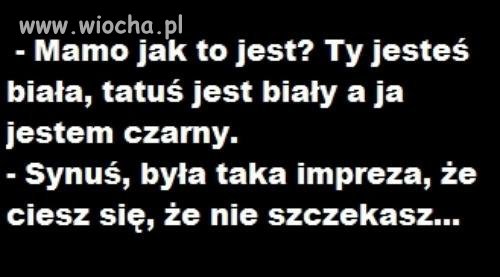 Melanż był godny