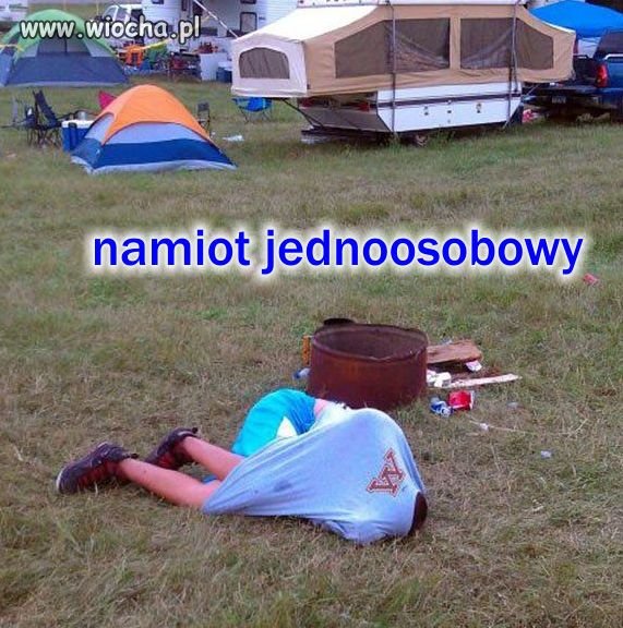 Namiot jednoosobowy