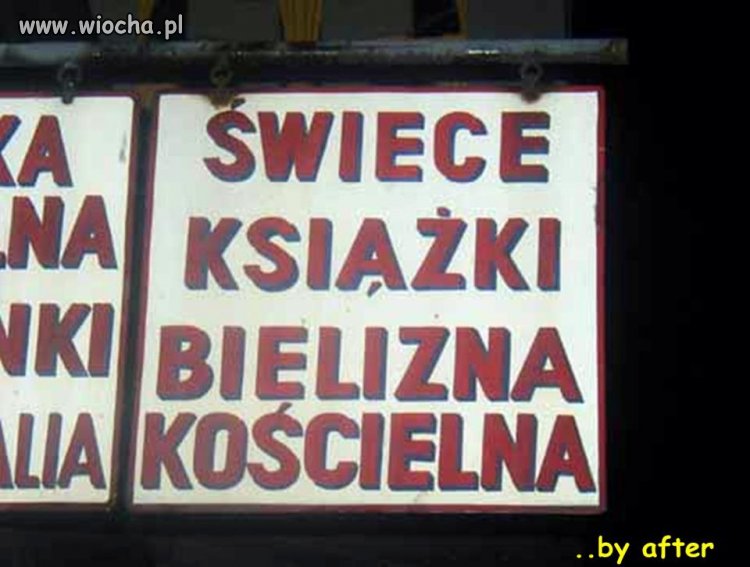 To w kościele nosi się bieliznę?