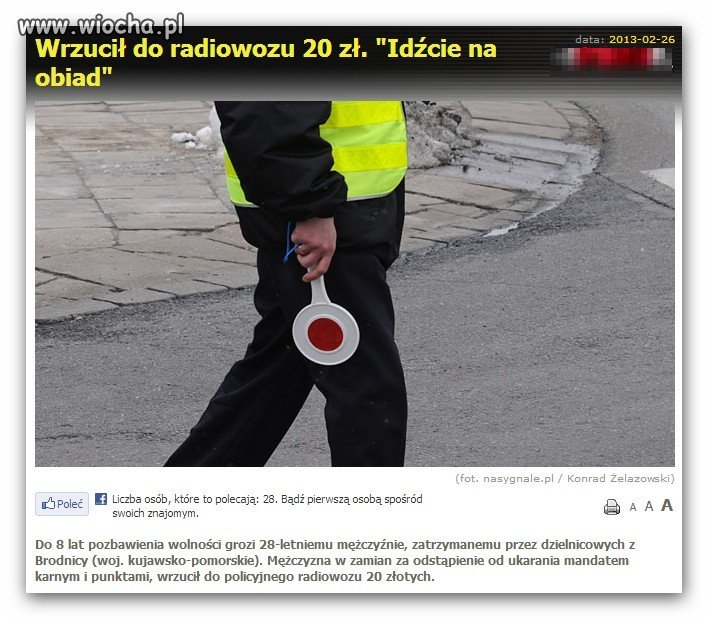 Czy on oszalał? Gdzie za 20 zł dwóch zje obiad? 