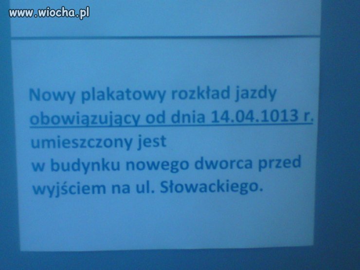 Tylko w Polsce podróżujemy w czasie...rok 1013