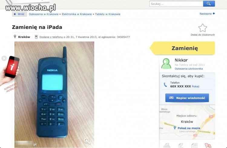 Zamienię na iPada