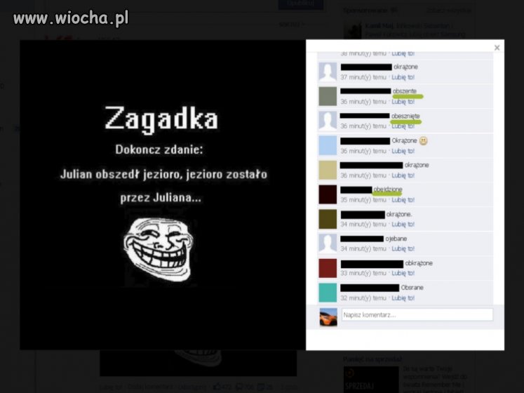 Facebook - Im dłużej siedzisz