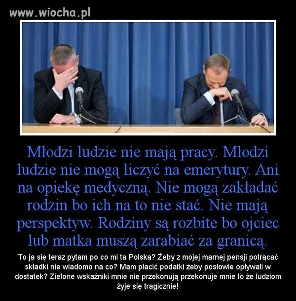 Rządzącym może być do śmiechu...