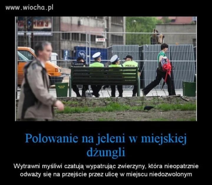 Ciężka praca policji