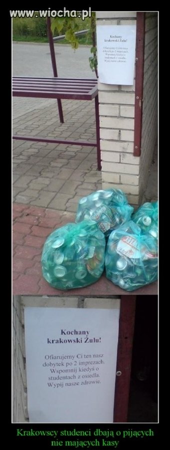 Studenci zadbali...