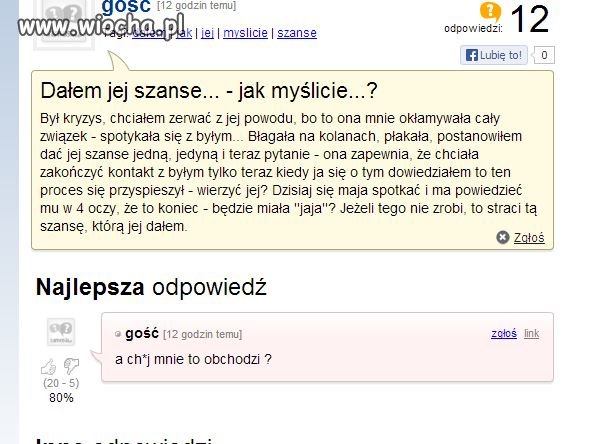 Dobra odpowiedź