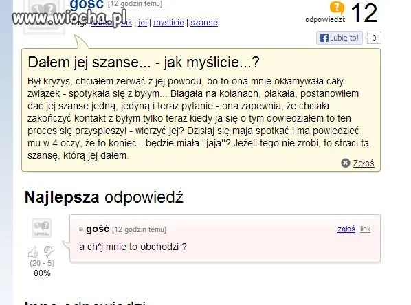 Dobra odpowiedź