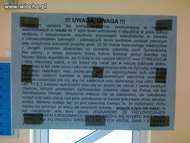 Stanowczo prosimy - 