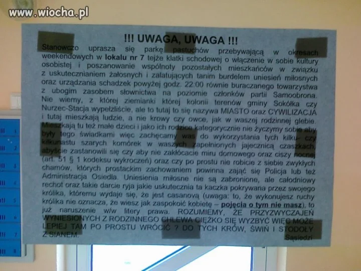 Stanowczo prosimy - 