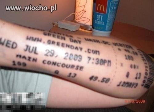 Nie wiem czy na ten bilet