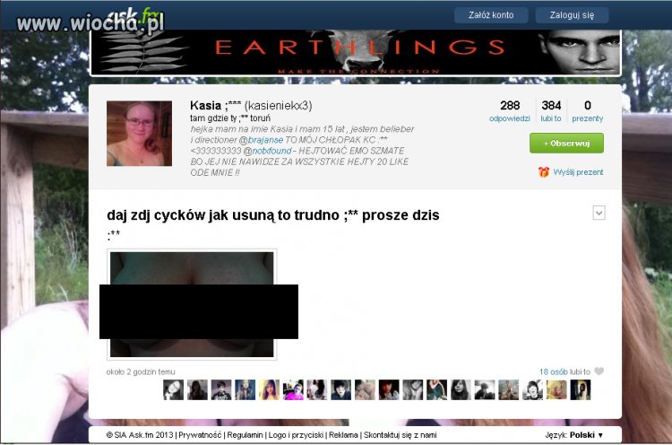 Ona ma 15 lat!